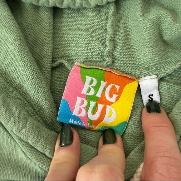 Big Bud Press Sun Baby Hand Stamped Hoodie S - Picture 4 of 8